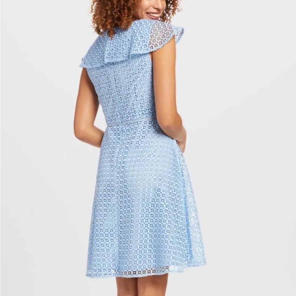 NWOT Draper James Baby Blue Lace Dress size 0 - Picture 4 of 8